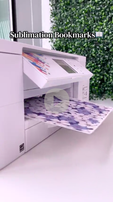 Sublimation Bookmarks project video